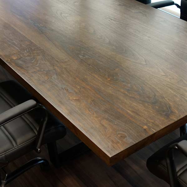 Custom Made Sapele Mahogany 120 Inch Conference Table in Tampa, Florida Office