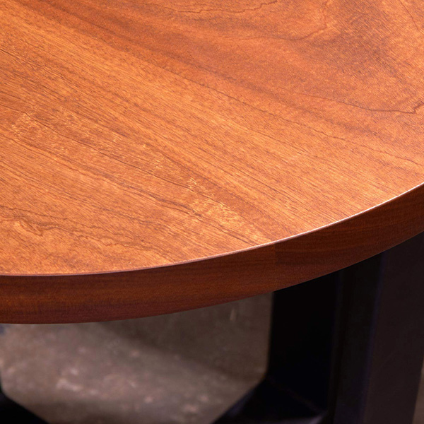 Round Dining Table Top in Solid Sapele Mahogany, Stunning Grain and Exceptional Durability