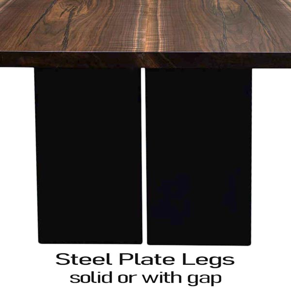 steel plate table legs