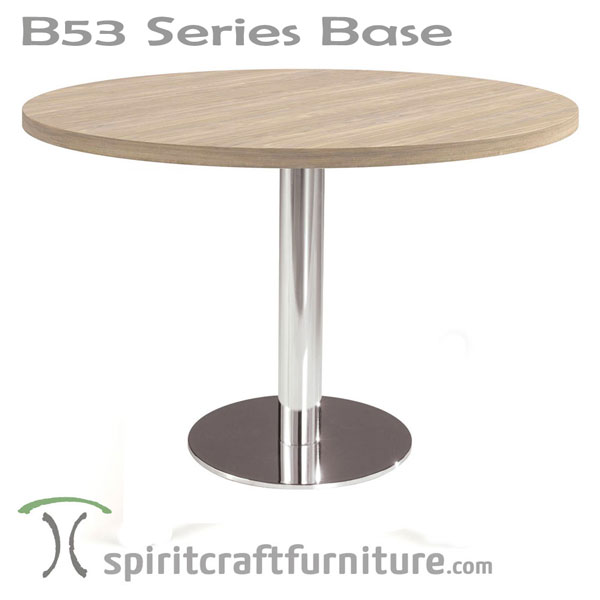 B53 Steel Table Base by Shelby Williams for Restaurant, Hotel &#38; Hospitality Dining Areas