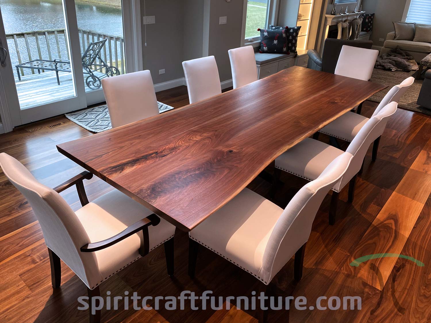Round, Live Edge, Solid Wood Dining, Conference Tables & Tops