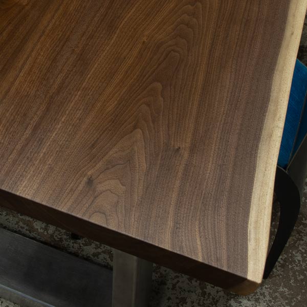 Black Walnut Live Edge Conference Table for Chicago Multi-Family Hospitality Furniture Supplier