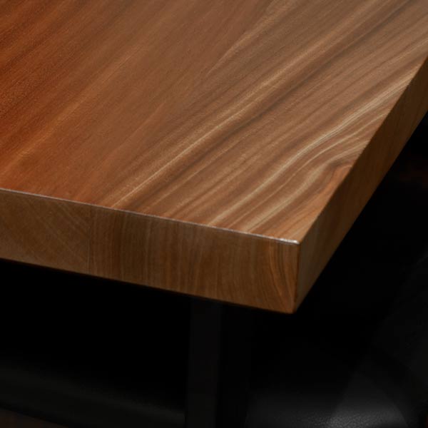 Sapele Mahogany Conference Table for Chicago Corporate Furniture Supplier Client