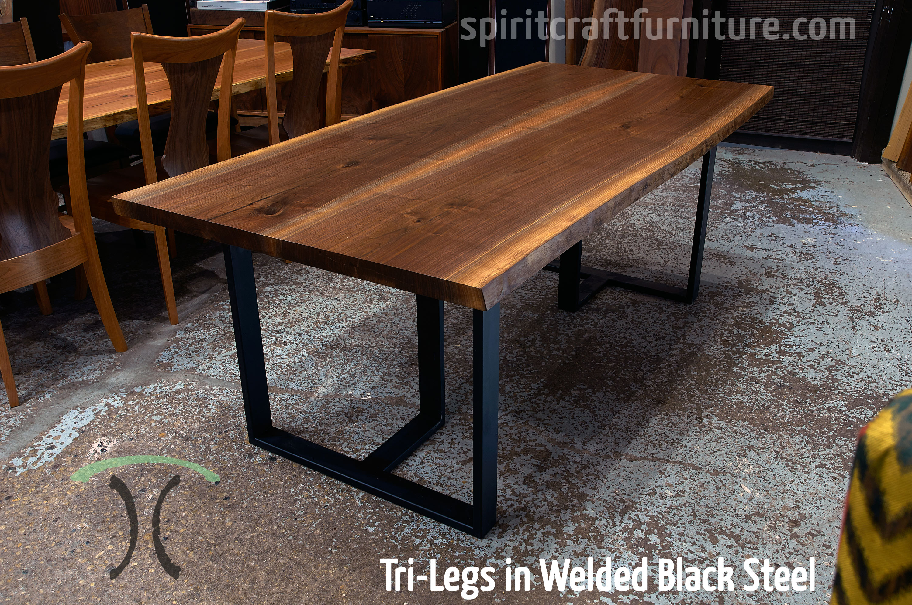 steel kitchen table legs