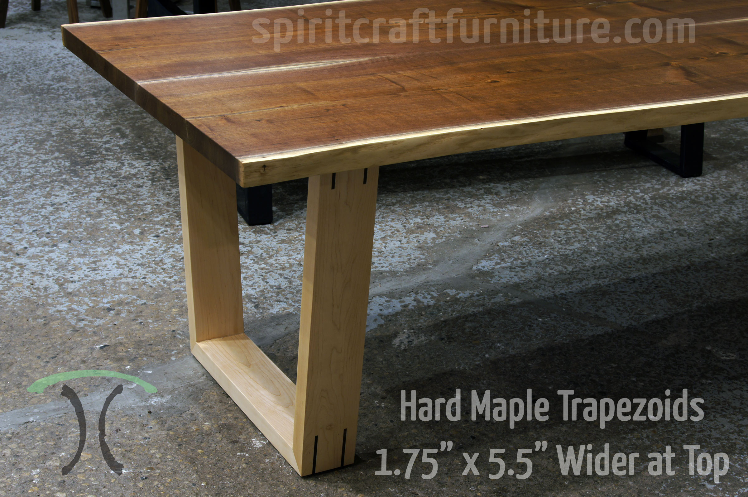 Table Legs And Bases For Hardwood Slab Table Tops