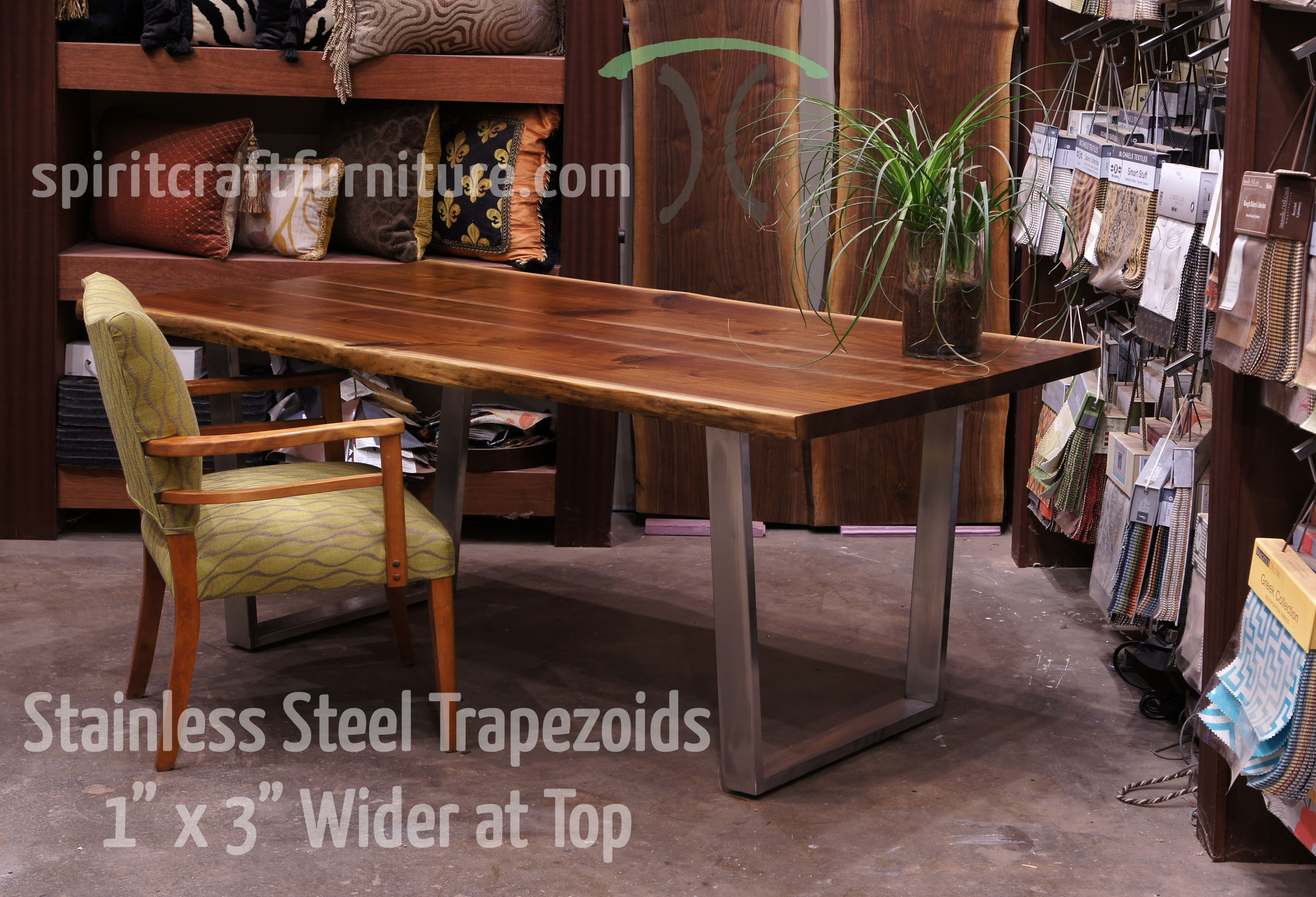 Table Legs And Bases For Hardwood Slab Table Tops