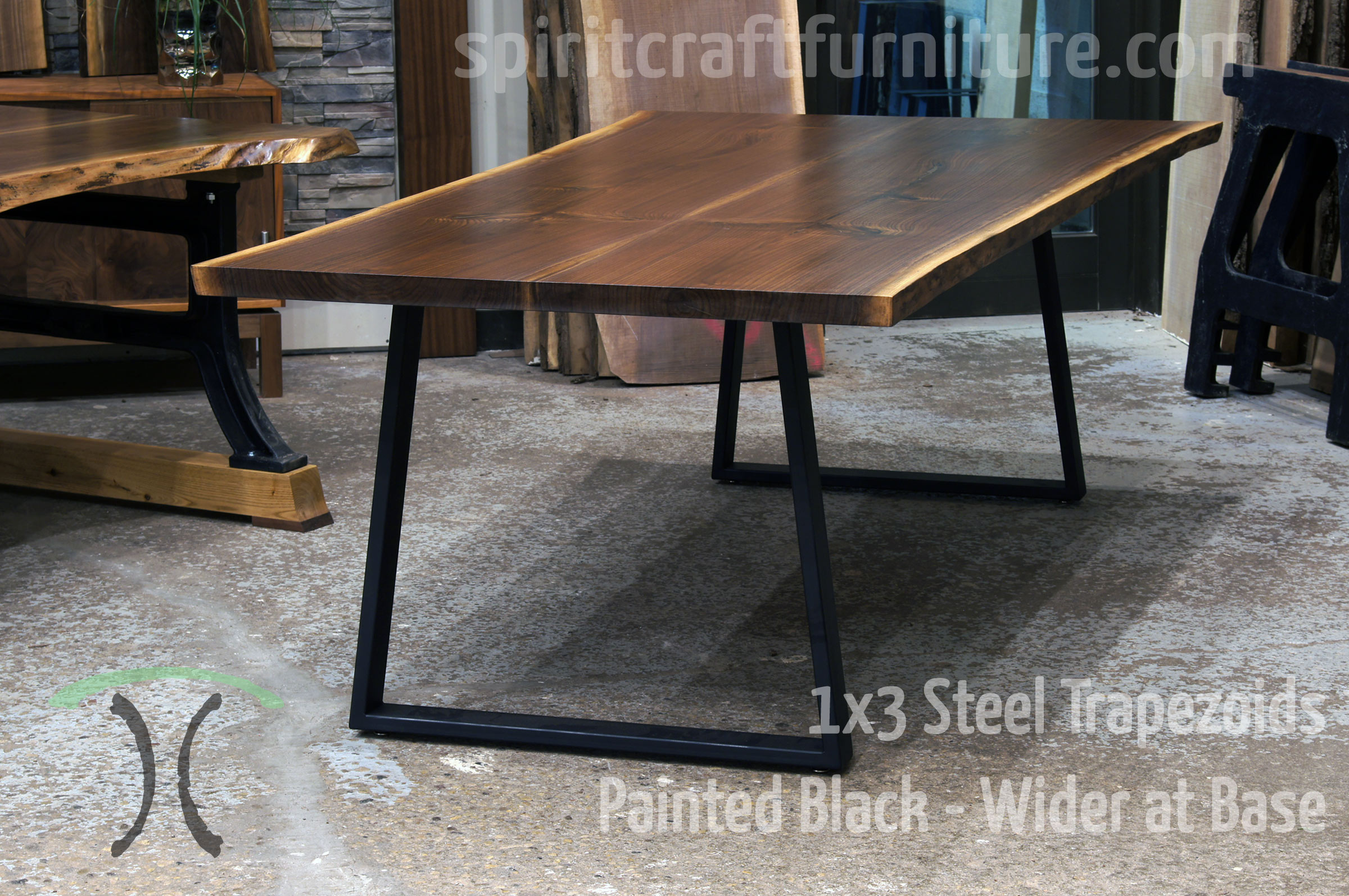 Table Legs And Bases For Hardwood Slab Table Tops