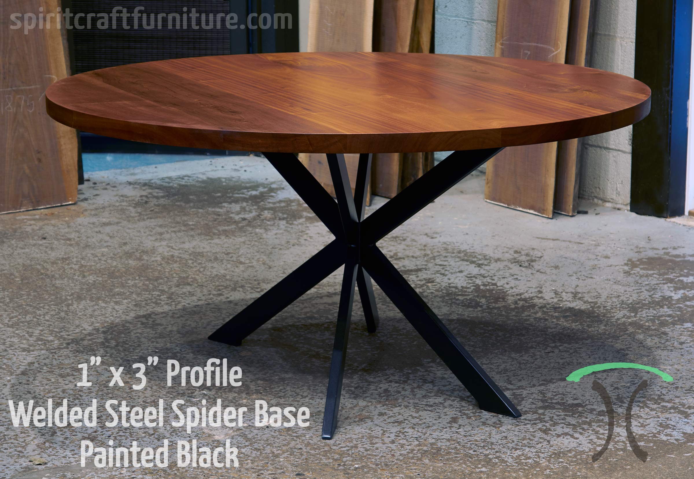 Table Legs And Bases For Hardwood Slab Table Tops