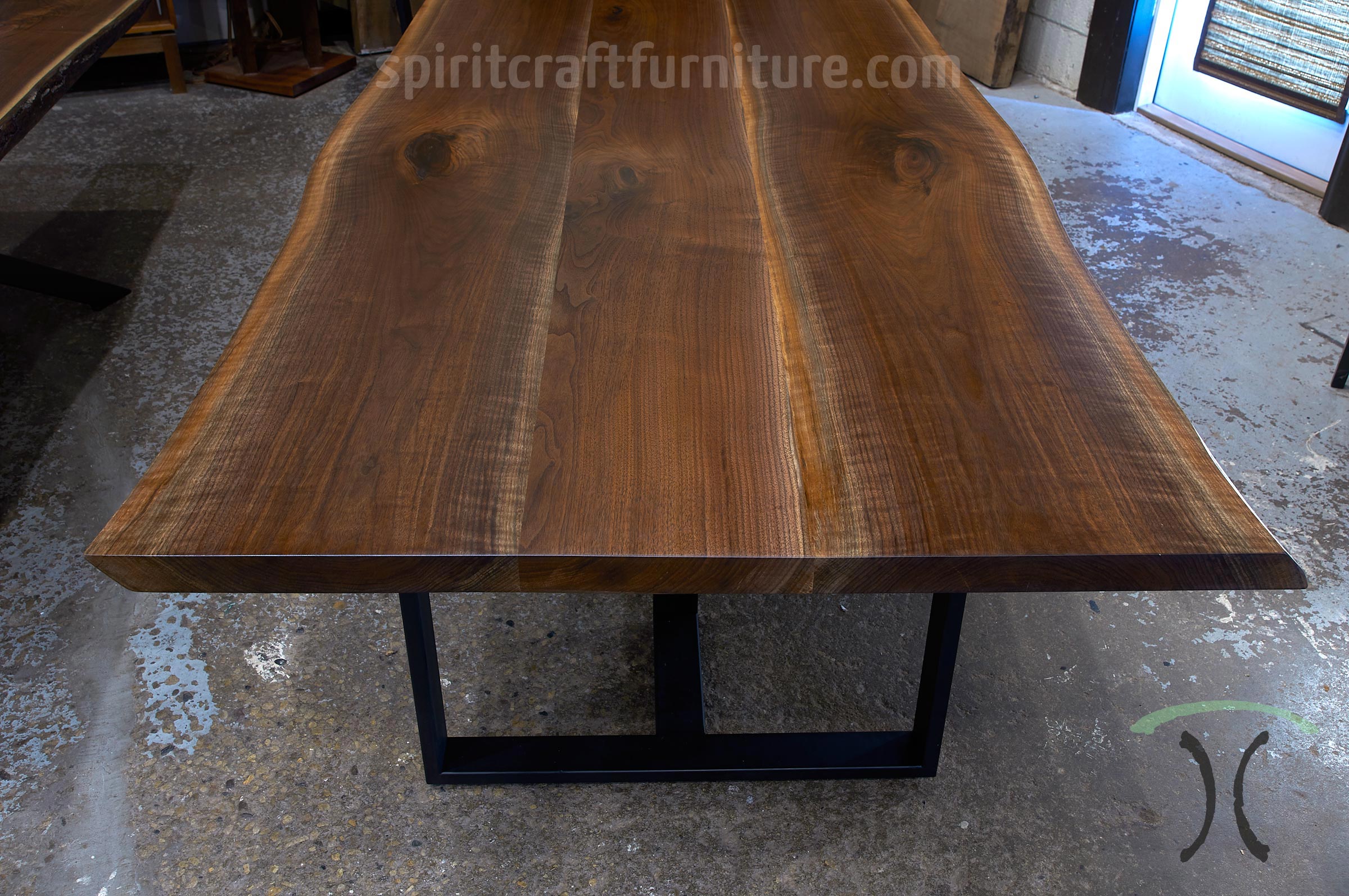 Live Edge Wood Slab Conference Room Tables And Desk Tops