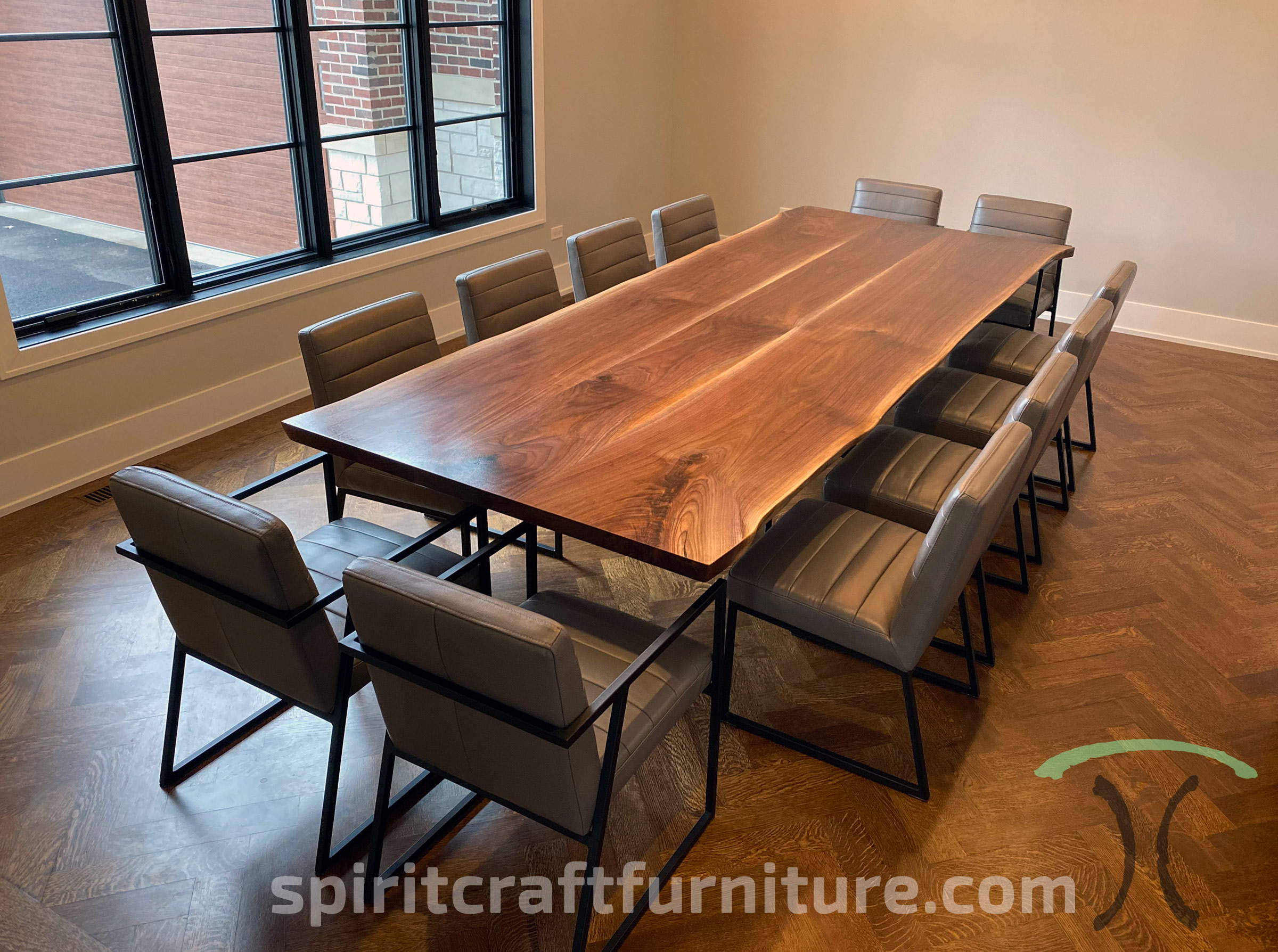 Live edge dining tables, custom fabricated table tops