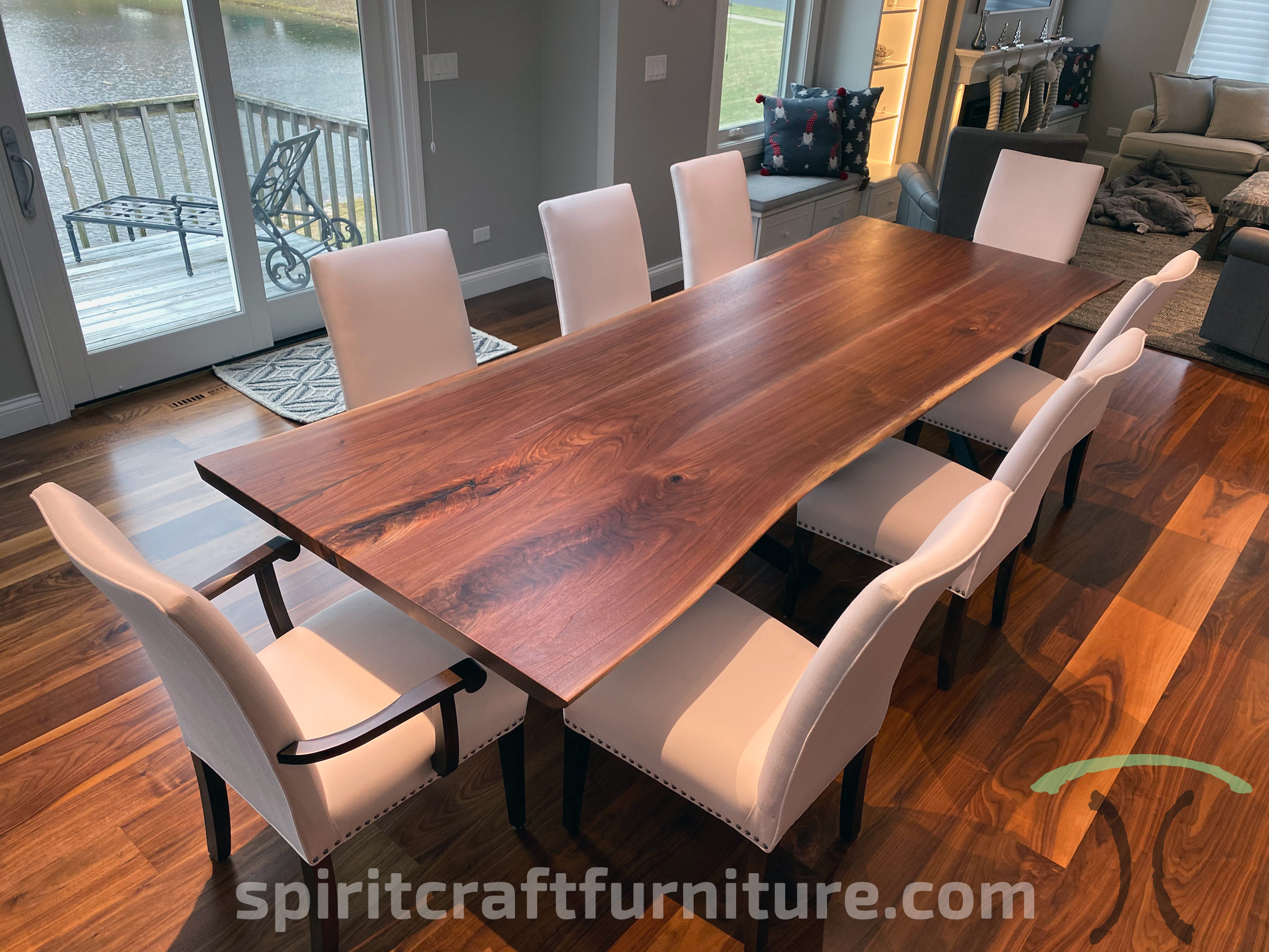 Custom Solid Wood And Live Edge Dining Conference Tables