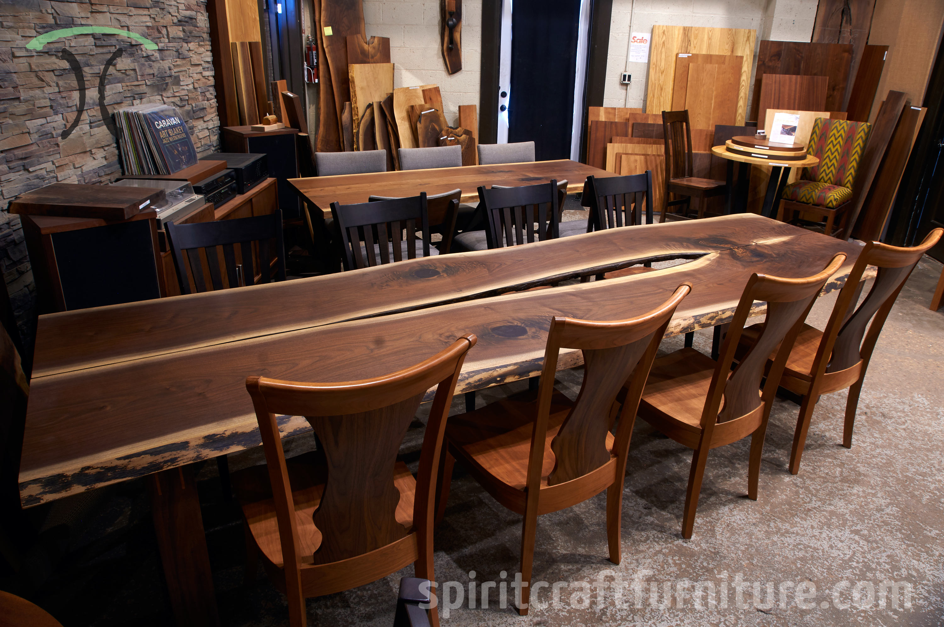 Custom Solid Wood And Live Edge Dining Conference Tables